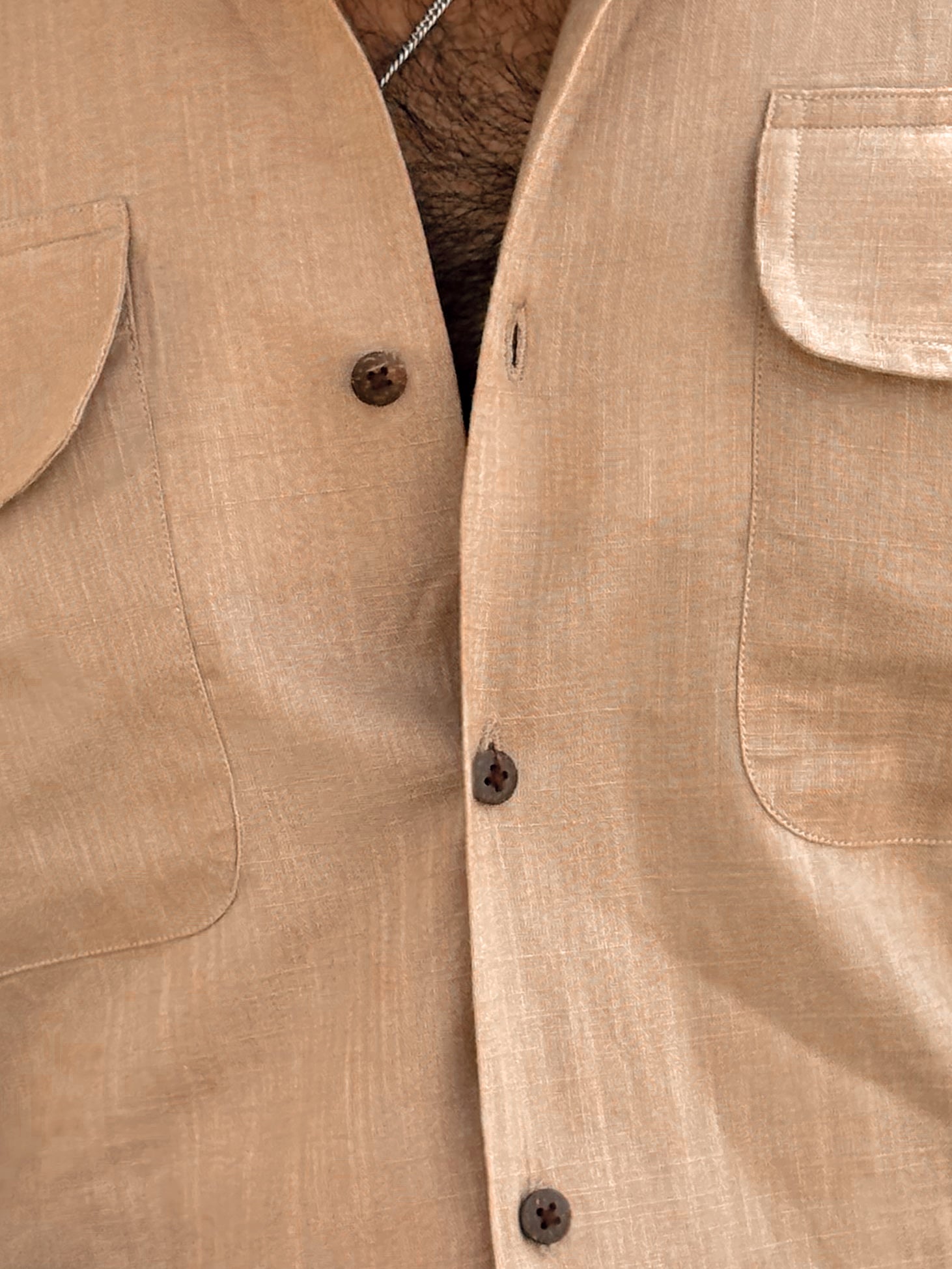 Camel Desert Sand Linen Co-ord Set – Earthy Sartorial Matching Two Piece